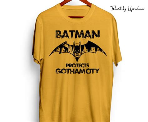 Batman Protects Gotham City T Shirt Design For Sale Buy T Shirt Designs