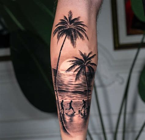 Beautiful Beach Tattoo Ideas for a Summer-Inspired Design