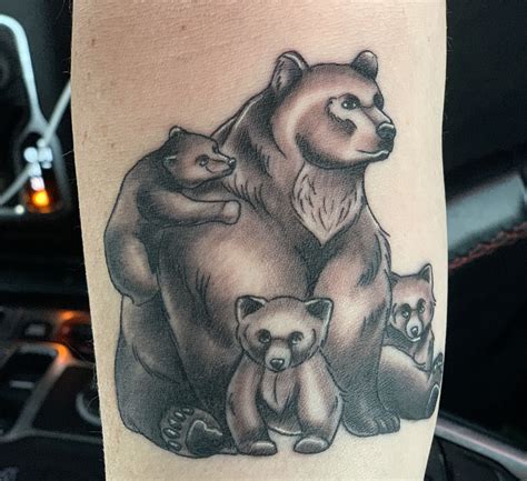 Bear and Cub Tattoo Designs: Heartwarming Ink for Parents