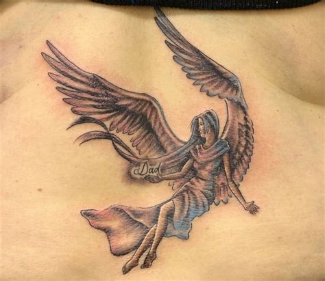 Beautiful Angel Tattoos For Ladies