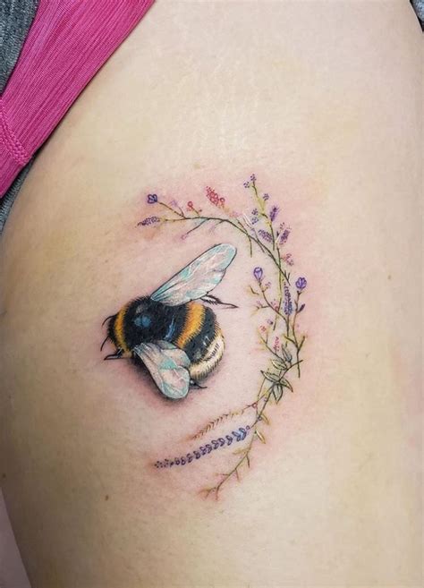 Beautiful Bee Tattoo Queen Bee Tattoo Bumble Bee Tattoo Fairy