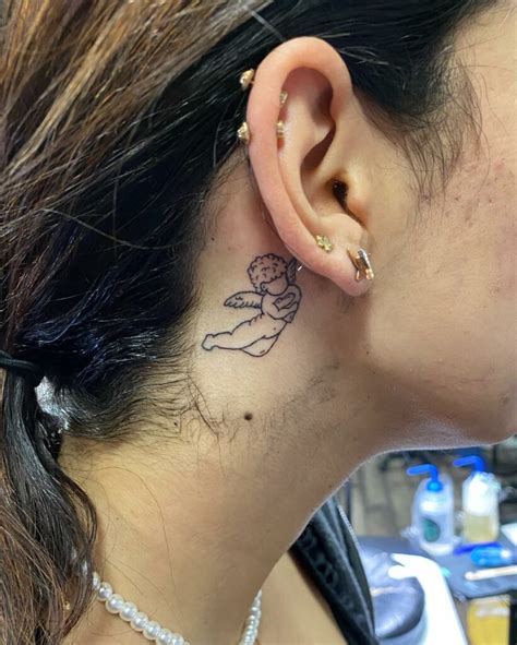 Beautiful Behind The Ear Tattoos For Women Updated For 2023 Alexie