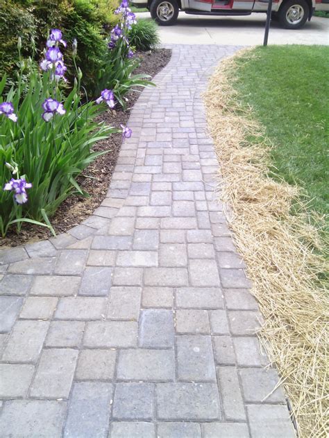 Beautifull Your Home With Interlocking Pavers Paver Patio 6X9 And 6X6 Tan Charcoal