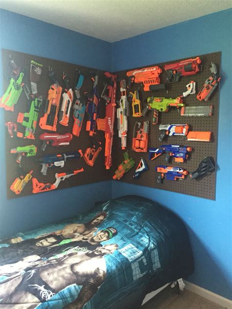 Bedroom Nerf Gun Rack Pin On Nerf Buy Nerf Blaster Rifle Rack At