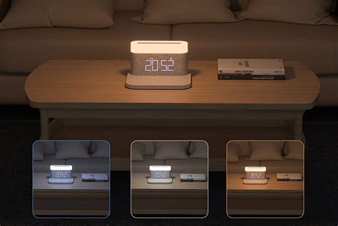 Bedside Charging Station With Clock