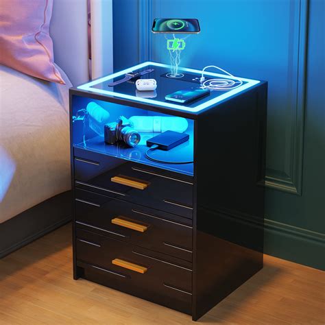 Bedside Charging Station With Light