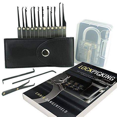 Beginners Corex Lock Pick Set With Clear Practice Padlock And 43 Page Howto Pick Locks Ebook