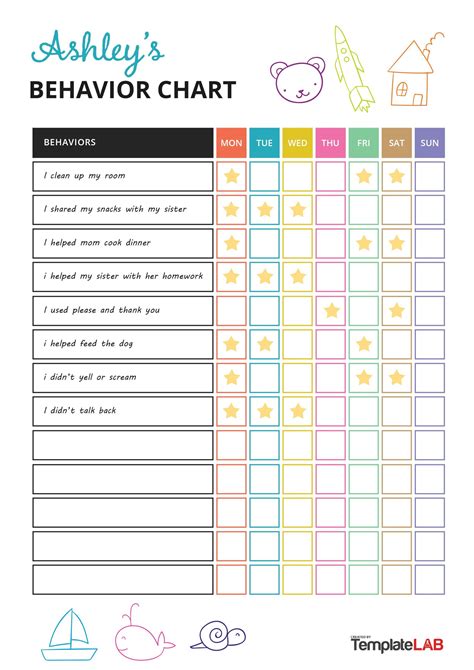 5 Free Behavior Chart Printables to Download Now