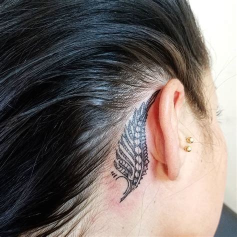 Behind Ear Tattoo Designs