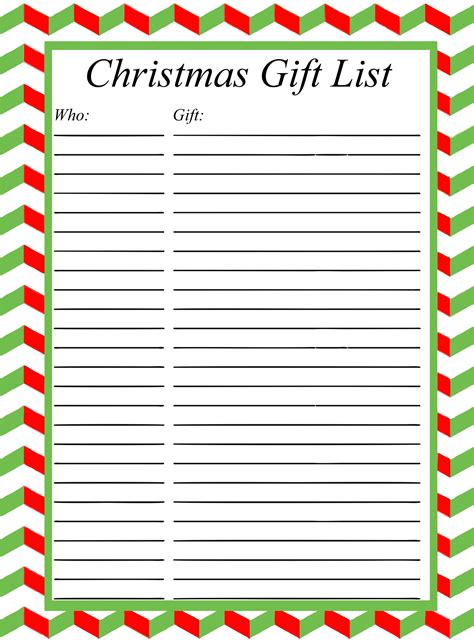 Best 25 Christmas List Printable Ideas On Pinterest Christmas Gift List Christmas List