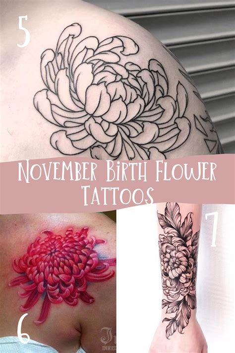 Best 25 Chrysanthemum Tattoo Ideas On Pinterest November Flower November Birth Flowers And