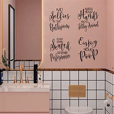 Best Bathroom Wall Art Stickers To Liven Up Your Space