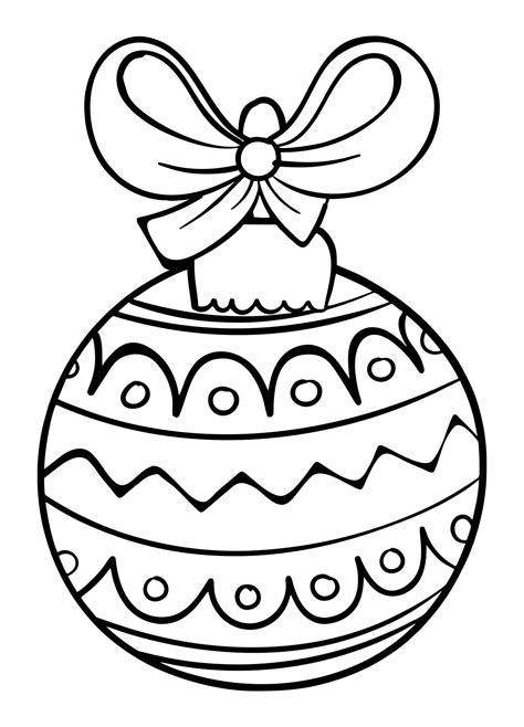 Best Christmas Ornament Coloring Sheets Free Coloringpagesgreat