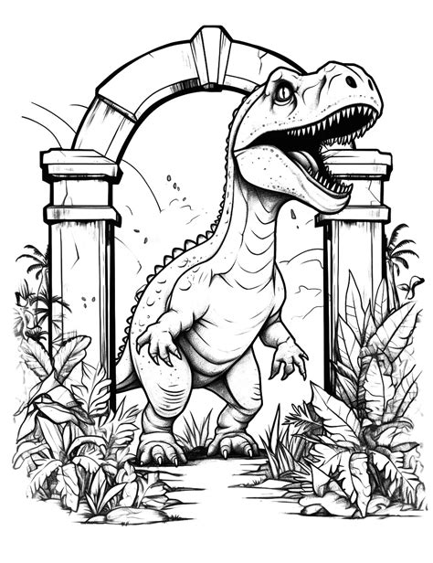 Best Dinosaur Coloring Pages For Kids Adults