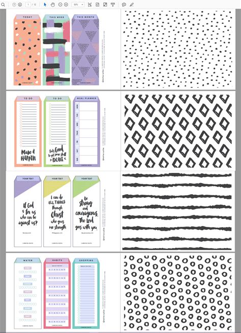 Best Dividers And Planner Tabs Printable And Digital