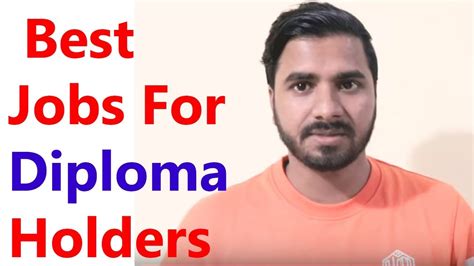 Best Jobs For Diploma Holders Best Job For Polytechnic Students Youtube