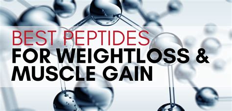 Best Peptides For Weight Loss Muscle Gain Alpha Male Clinic