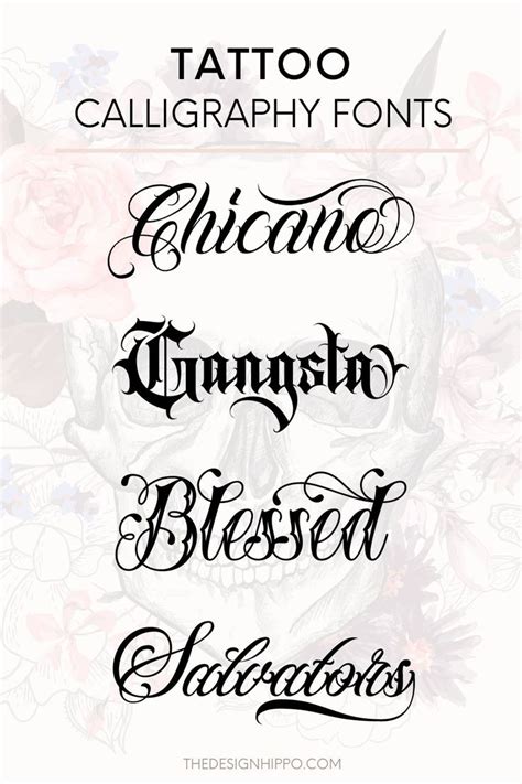 Top Tattoo Fonts for Your Next Ink Design