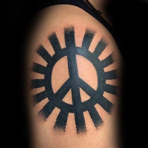 Best Tattoos For Men Peace Sign Tattoos