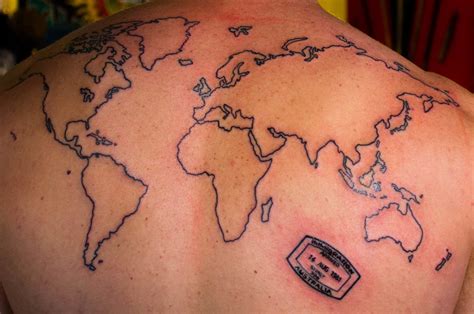 Best Tattoos Globe Tattoos World Map Tattoos Tattoos