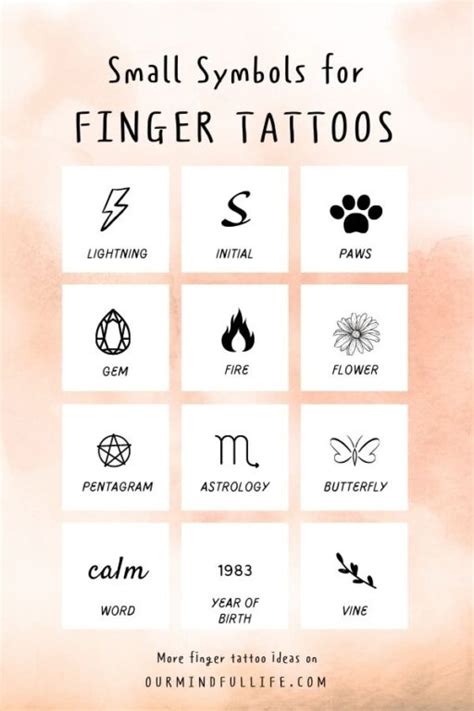 Best Things About Tattoo Designs Meaning And Ideas Small Finger Tattoos