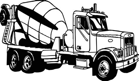 Big Truck Coloring Page For Kids Free Trucks Printable Coloring Pages