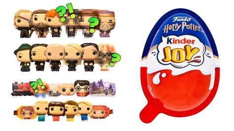 Biggest Collection Of Harry Potter Surprise Eggs Unboxing Kinder Joy