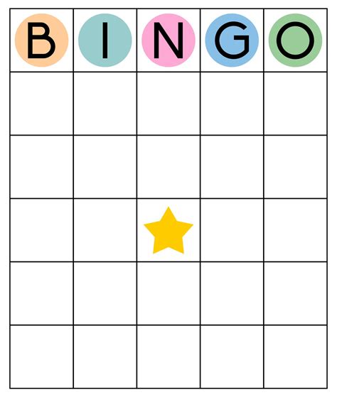 7 Free Printable Bingo Card Templates