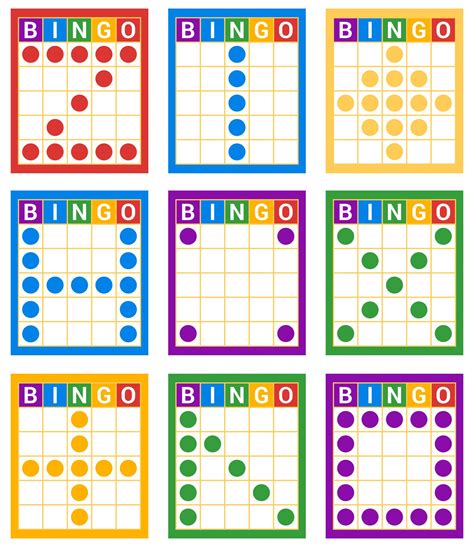 6 Printable Bingo Game Patterns to Spice Up Your Night