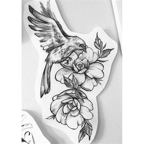 10 Bird Flower Tattoo Designs You'll Love