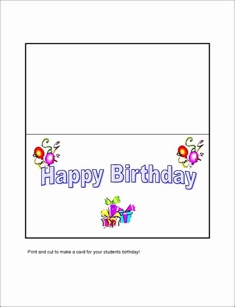 Birthday Card Template Thevolunteerinside Freebies Printables Comments Free Printable Greeting