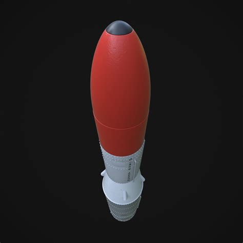 Black Arrow Rocket 3D Model 1147395 Turbosquid