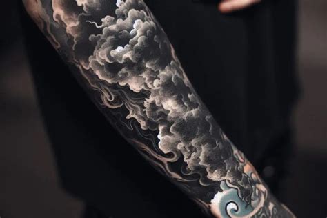 Black Cloud Tattoo Unveiling The Elegance Of Darkness Your Own