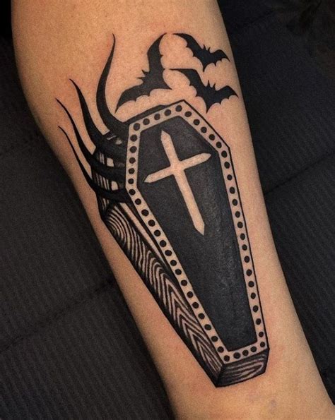 5 Meanings Behind Black Coffin Tattoos