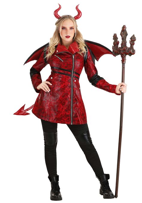 Black Devil Costume Womens