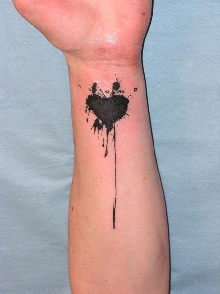 Black Heart Tattoo Lionel