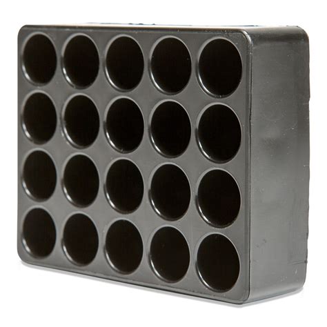 Black Plastic Ammunition Tray For 45 Acp 10Mm 40 S Amp W 44 Mag Amp Top Brass Reloading