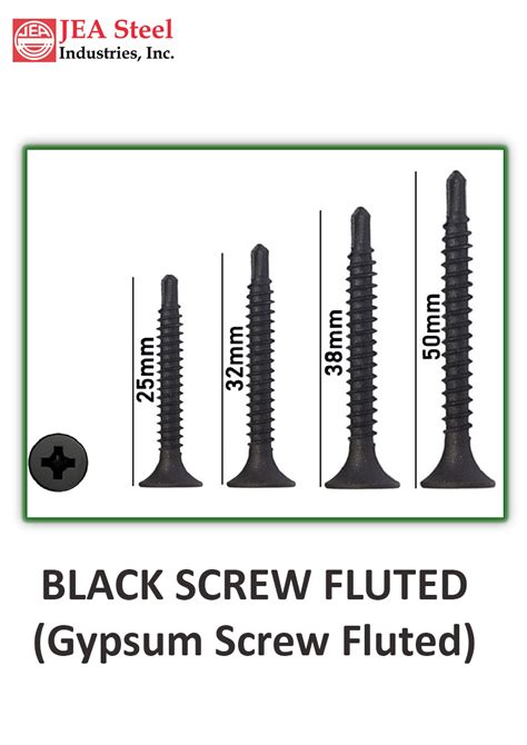 Black Screw Gypsum Screw Jea Steel Industries Inc