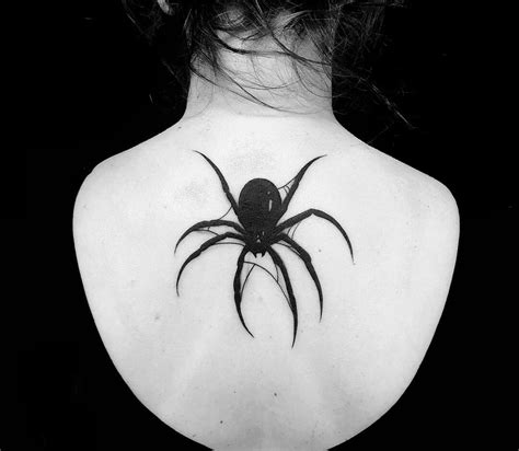 20 Black Widow Tattoo Designs