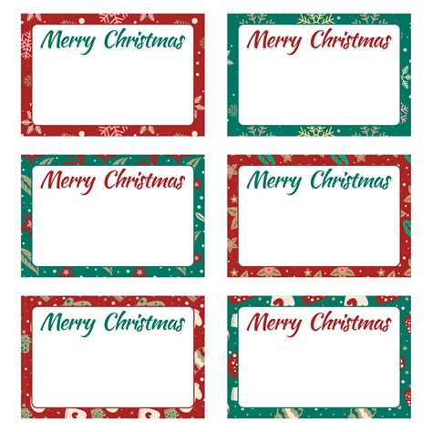 Blank Christmas Tags 10 Free Pdf Printables Printablee