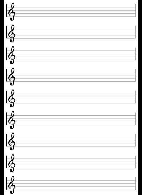 5 Free Blank Sheet Music Printables to Download