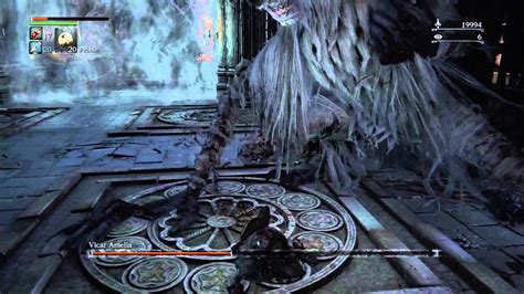 Bloodborne Vicar Amelia Boss Fight Youtube