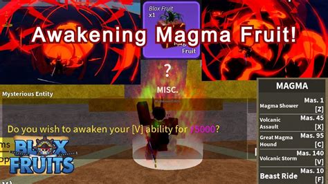 Blox Fruit Magma Awakening Fragment