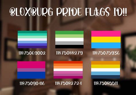 Bloxburg Pride Flags Id Lgbt Decal Bloxburg Decal Codes Bi Flag