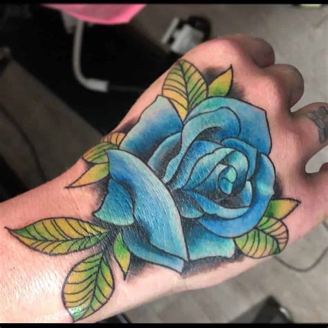 Blue Rose Tattoo