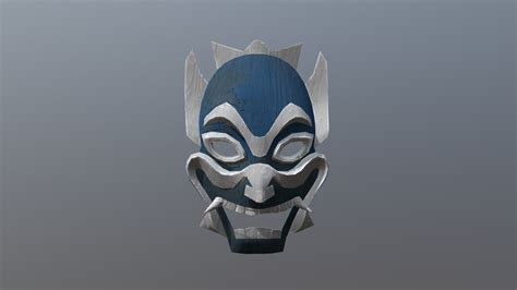 Blue Spirit Mask 3D Model By Random Dude Antifreeze88 E5f7345