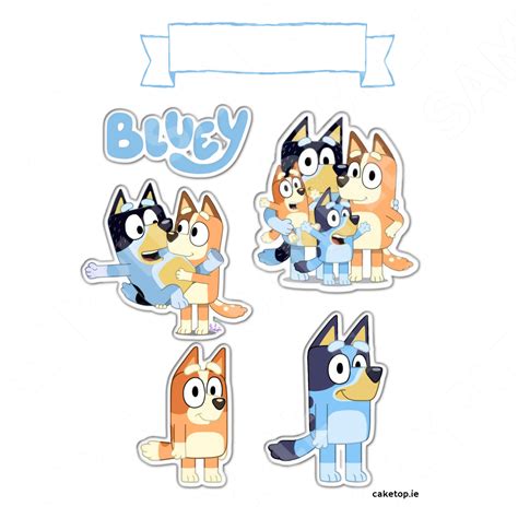 Get Free Bluey Cake Topper Printables Now