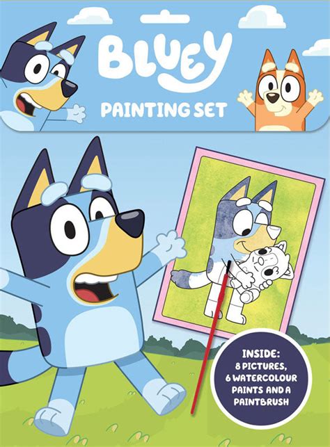 Bluey Finger Painting Book Anilas Uk