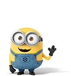 Bob Minion Animated Yellow Cartoon Sidekick Free Hd Png Png All