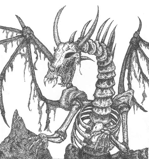 Bone Dragon Coloring Pages Coloring Pages